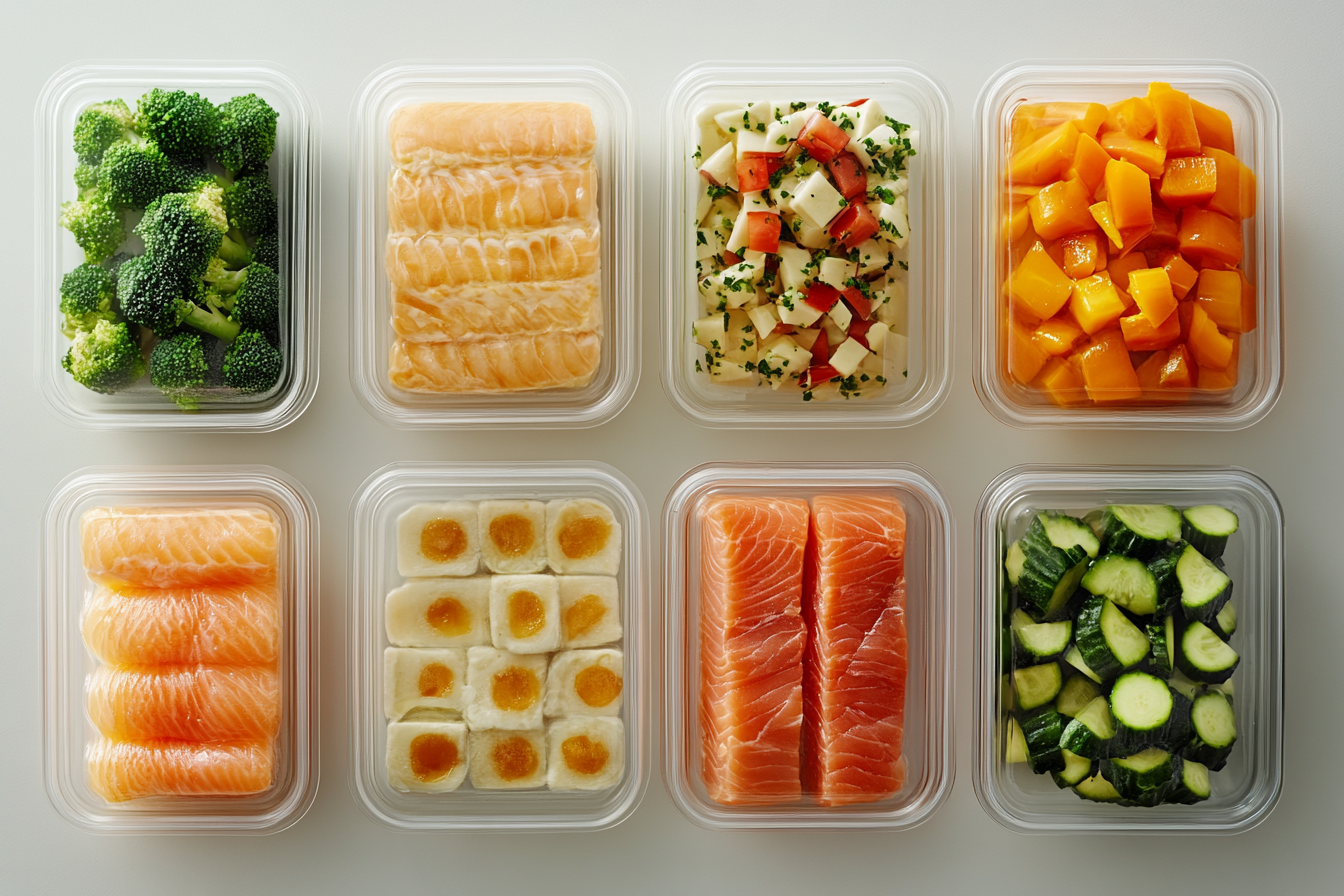 Фонове зображення з натуральними продуктами